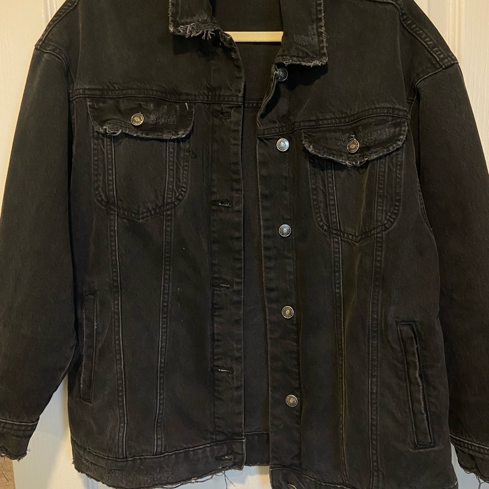 ZARA black denim jacket